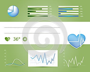 Medical infographics elements