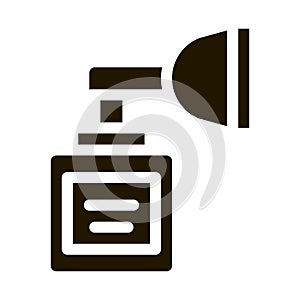 medical inhaler icon Vector Glyph Illustration