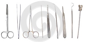 Medical instruments isolated