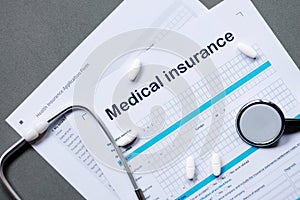 medical insurance background