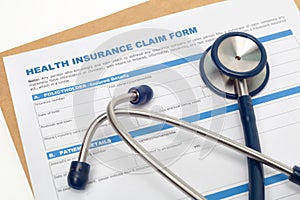 Medical insurance claim form