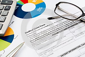 Medical insurance claim form