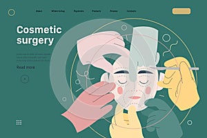 Medical insurance template - cosmetic, plastic, aesthetic surgery