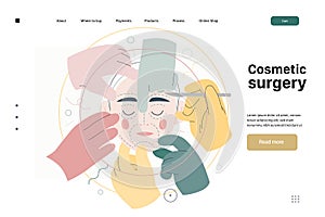 Medical insurance template - cosmetic, plastic, aesthetic surgery