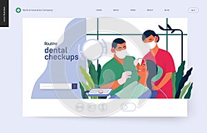 Medical insurance template - routine dental checkups