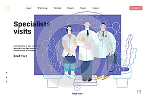 Medical insurance template - specialists visits