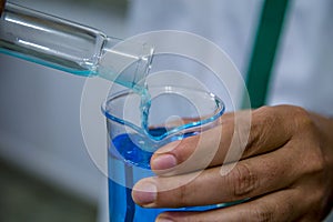 Medical laboratory test chemistry