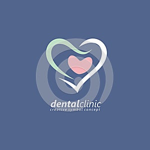 Medical logo designed for dental clinic