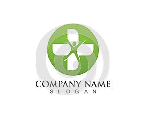 Medical logos symbols template