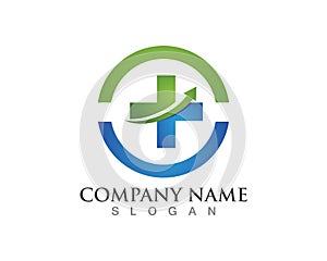 Medical logos symbols template