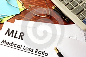 Medical Loss Ratio MLR. photo