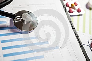 Medical marketing and healthcare business analysis report with g