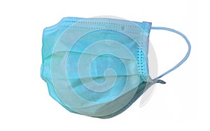 Medical mask for corona or covid-19 virus ,safety breathing masks for virus inflection,isolated on a white background, health