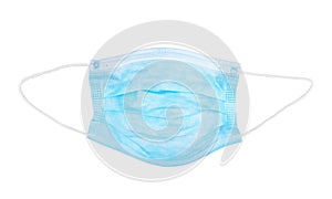 Medical mask isolated on white background, Corona protection, With clipping path