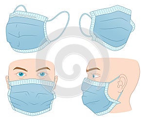 Medical mask set