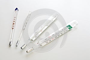 Medical mercury thermometers