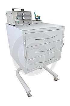 Medical movable bedside-table