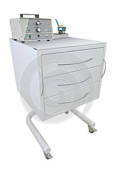 Medical movable bedside-table photo