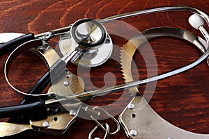 Medical negligence concept.