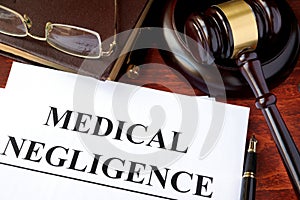 Medical Negligence form