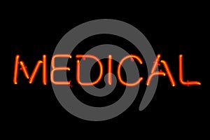 Medical neon sign