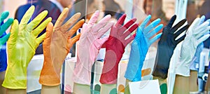 Medical nitrile powder free gloves