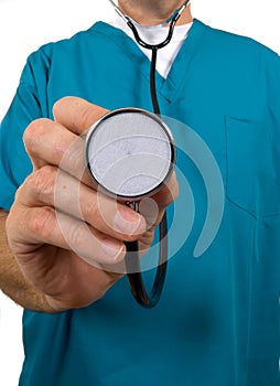 Medical Nurse or doctor with stethoscope