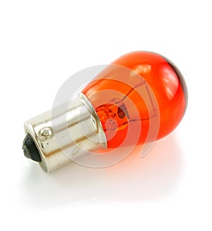 Medical orange light bulb
