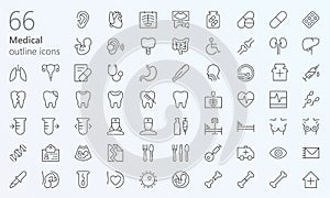 Medical outline iconset