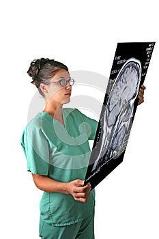 Medical Personel Inspecting photo