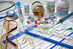 Medical/pharmacy concept