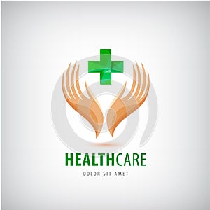 Medical pharmacy cross logo design template.