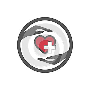 Medical pharmacy cross logo design template Medic cross icon. Stock Vector illustration isolated on white background