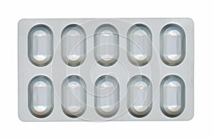 medical pills detail isolated over white