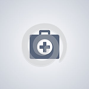 Medical portfolio, vector best flat icon