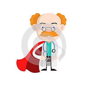 Medical Professional Doctor - In Super Hero Costume