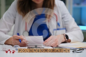 A Medical Professional Records Polyneuropathy Cases in a Clinical Setting for Analysis and Care photo