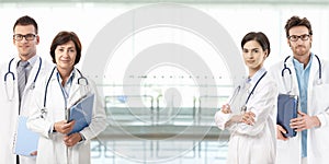 Medical professionals with copyspace photo