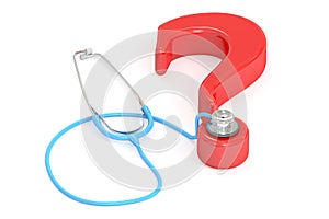 Medical question concept, 3D rendering