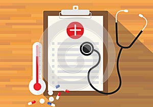 Medical record health in clipboard