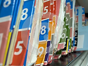 Medical records shelf