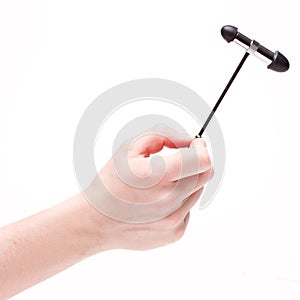 Medical reflex hammer Isolated