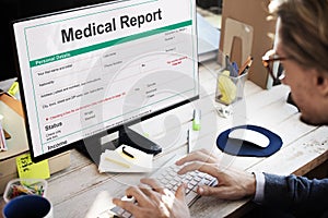 Medical Report Record Form History Patient Concept