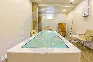 Medical room with spa bath for relaxation and rehabilitation spa treatments
