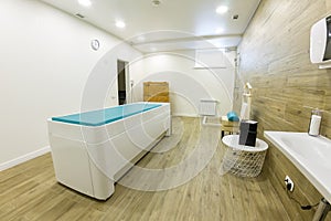 Medical room with spa bath for relaxation and rehabilitation spa treatments