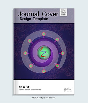 Medical, scientific, academic journal cover design.