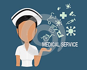 Medical service info graphic