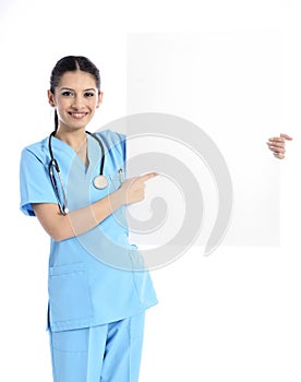 Medical sign nurse