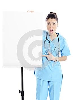 Medical sign nurse