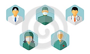 Medical staff vector